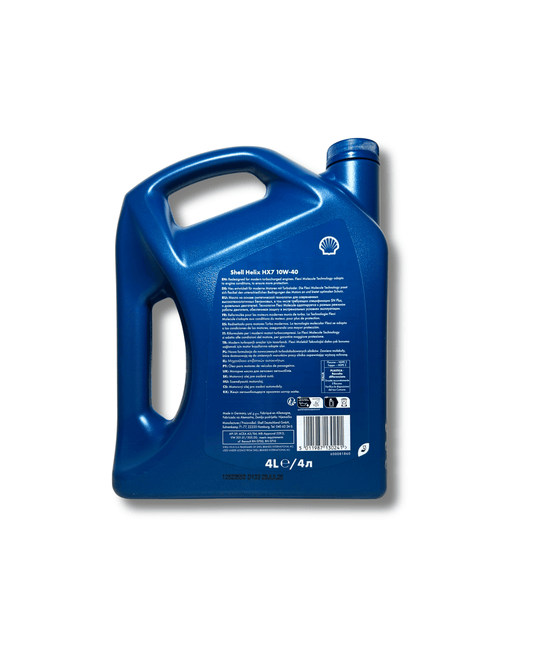 Aceite de Motor Shell Helix HX7 10W-40 — 4 litros