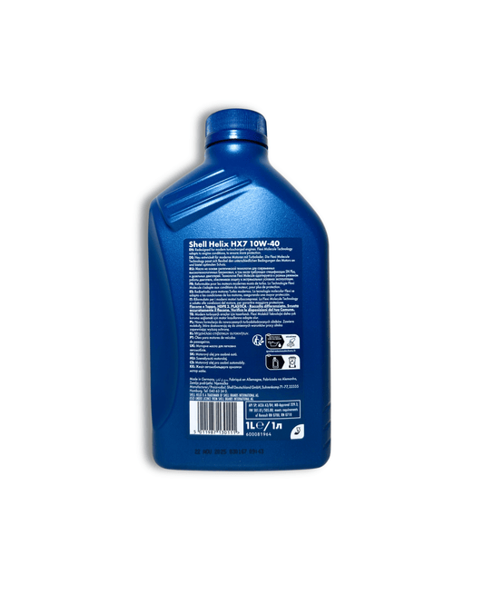 Aceite de Motor Shell Helix HX7 10W-40 — 1 litro