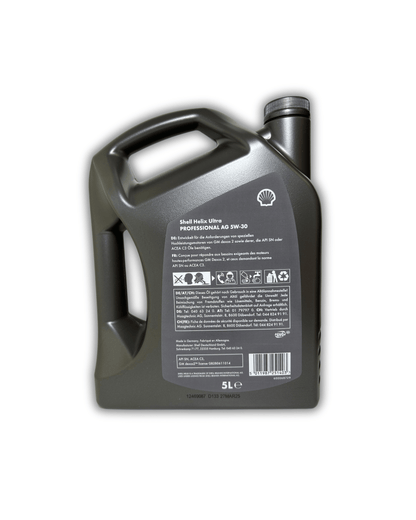 Aceite de Motor Shell Helix Ultra 5W-30 — 5 litros