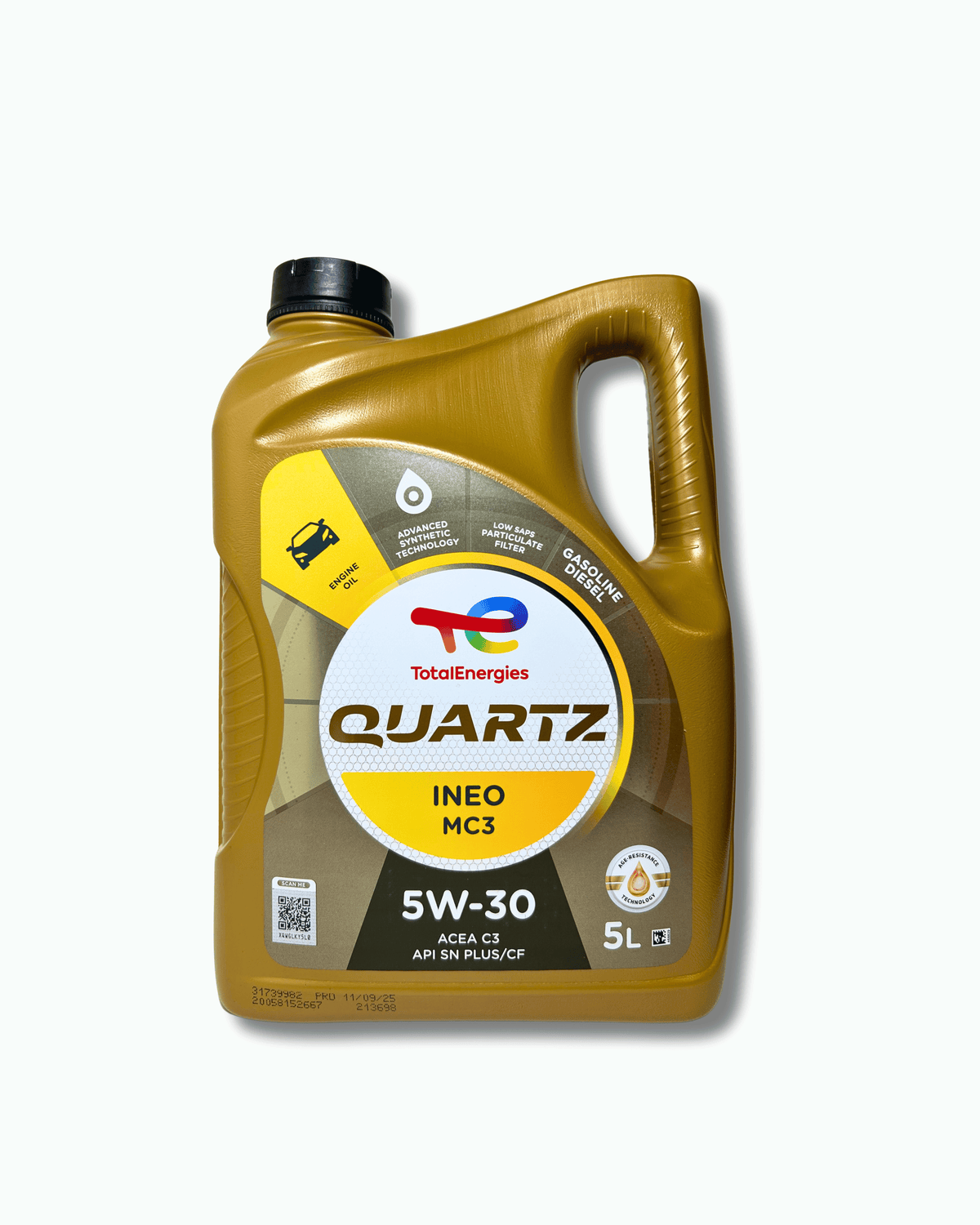 Aceite de Motor Total Quartz INEO MC3 5W-30 — 5 litros